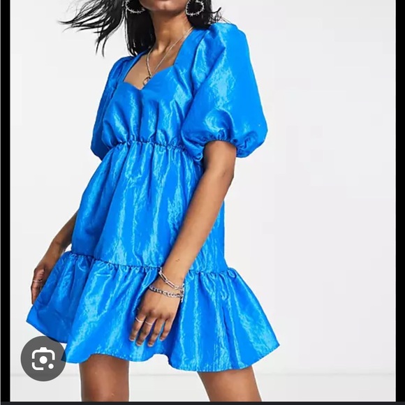 Smocked mini dress - Picture 2 of 7